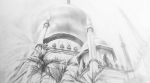 Рисунки мечетей