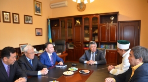 Верховный муфтий поздравил Союз писателей Казахстана с юбилеем