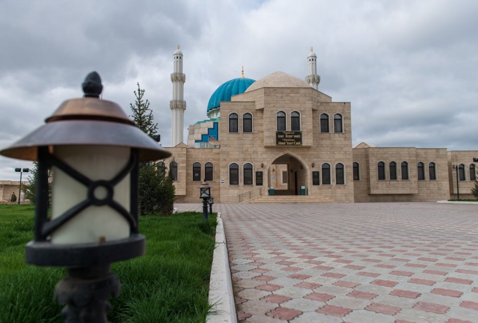 Новая мечеть имени Ахмета Яссауи в Туркестане.